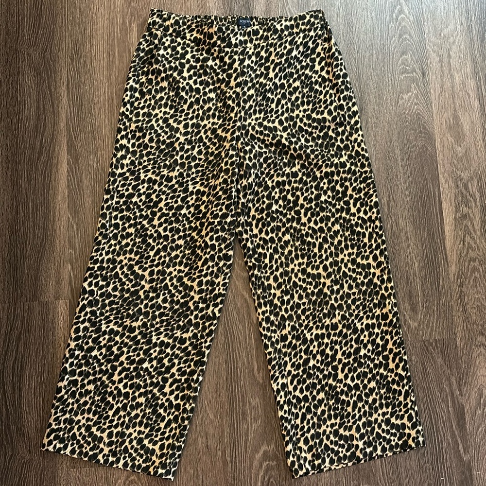 Cheetah Print Wide leg pants